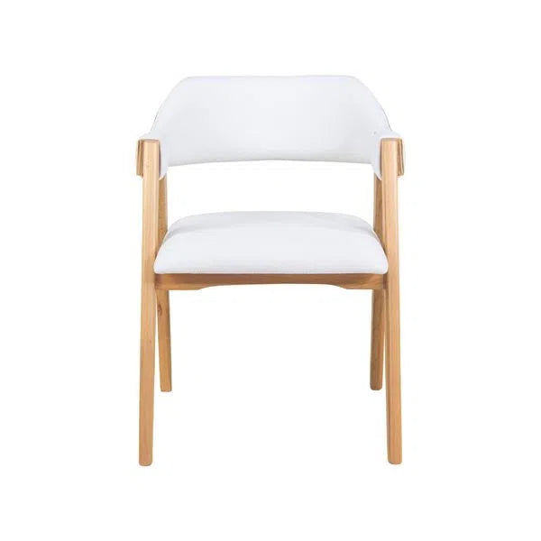 Cadeira Enfield  Amêndoa - Boucle Branco